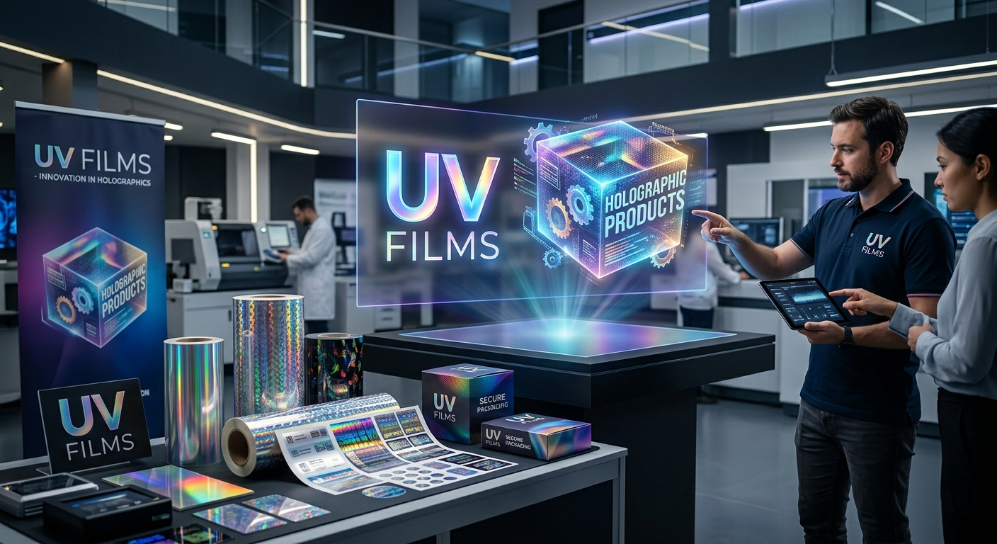 UV Holographic films