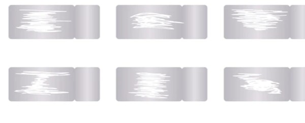 Security scratch coupons